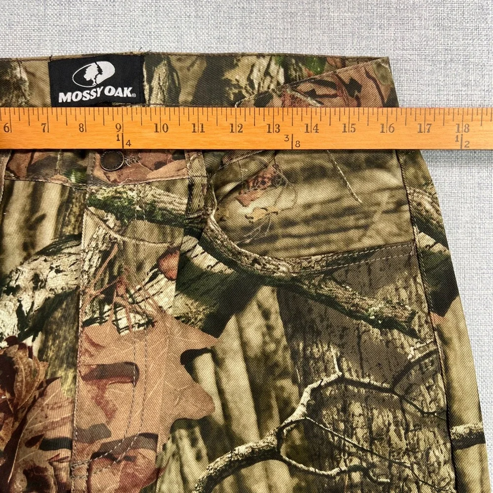 Mossy Oak Break-Up Camo 5 Pocket Jeans Men 32x30 Cotton Hunting NEW Lightweight‎